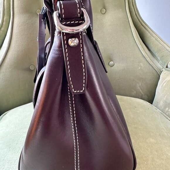 Dooney & Bourke Florentine Toscana Front Pocket Satchel - Espresso - Picture 8 of 14